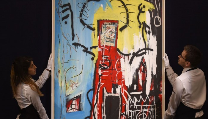 A painting by Jean-Michel Basquiat sold at auction in Hong Kong for $30 million