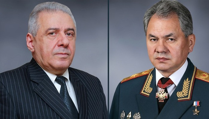 Вагаршак Арутюнян и Сергей Шойгу обсудили ситуацию на армяно-азербайджанской границе
