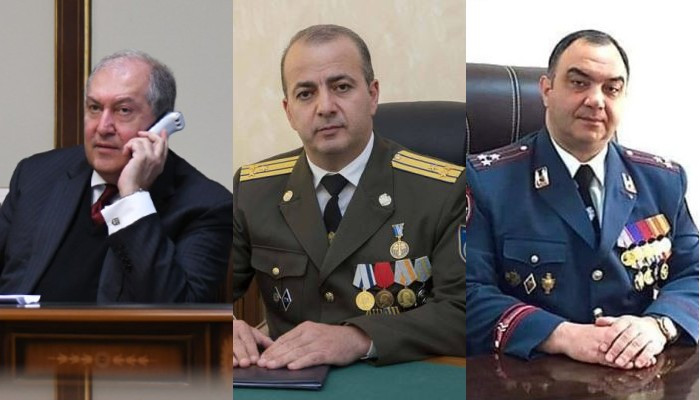 Армен Саркисян провел телефонный разговор с директором СНБ Арменом Абазяном и начальником полиции Ваге Казаряном