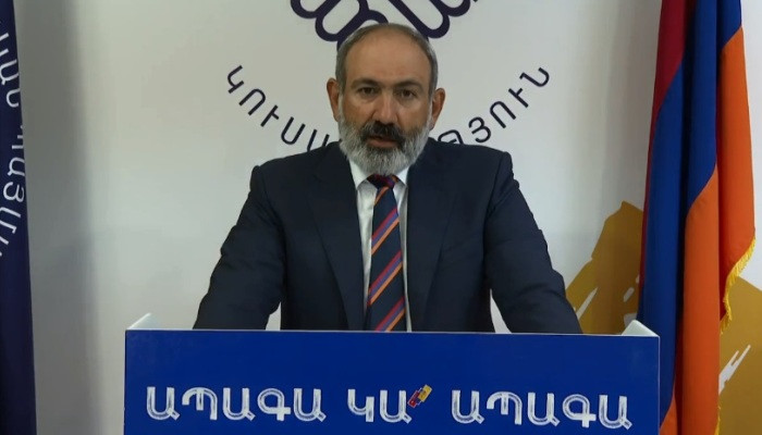 Pashinyan: "In the newly-elected parliament the Civil Contract party will have a constitutional majority and will form a government"