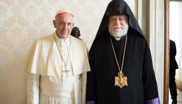 Католикос Арам I и Папа Римский выступят на встрече духовных лидеров в Ватикане