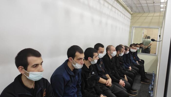 Армянские военнопленные дают показания в Бакинском суде
