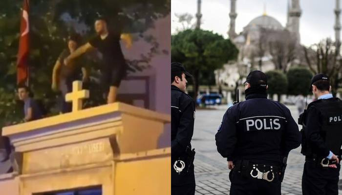 Ստամբուլում ձերբակալել են հայկական եկեղեցու վրա պարող տղամարդկանց