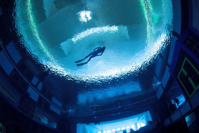 World's deepest pool for diving opens in Dubai