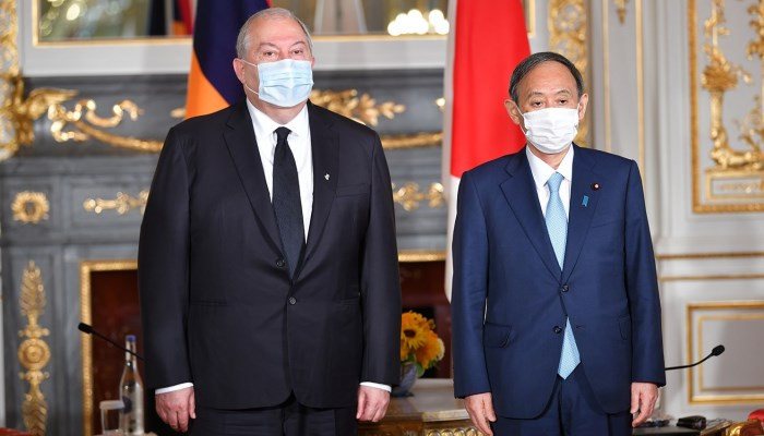Նախագահ Սարգսյանը հանդիպել է Ճապոնիայի վարչապետի հետ