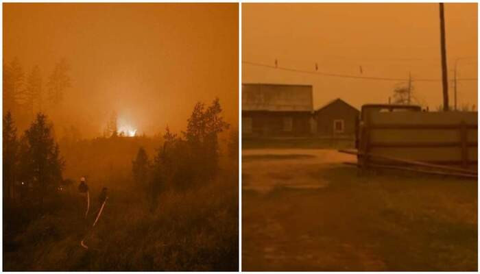В Якутии из-за пожаров «исчезло» солнце