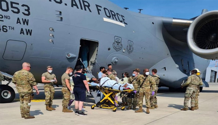 Baby born on Afghanistan evacuation flight named "Reach" after the aircraft call sign