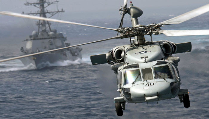 Navy Helicopter Crashes in Ocean off Southern California