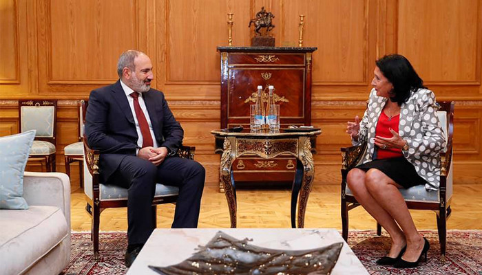 Prime minister Nikol Pashinyan met with president of Georgia Salome Zourabichvili