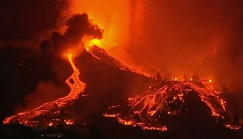 The first volcanic eruption in 50 years in the Canary Islands