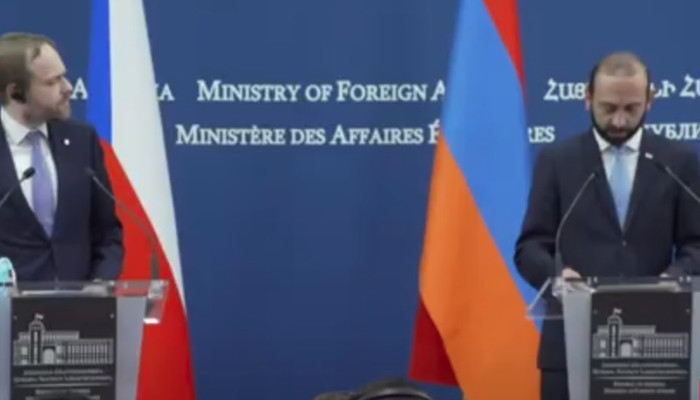 Press conference of Foreign ministers of Armenia and Czech Republic