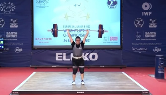 Маргарита Аракелян стала чемпионкой Европы по тяжелой атлетике