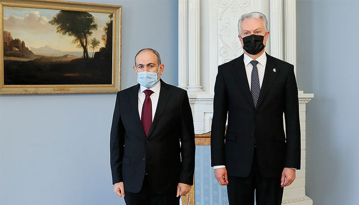 Премьер-министр Армении встретился с президентом Литвы