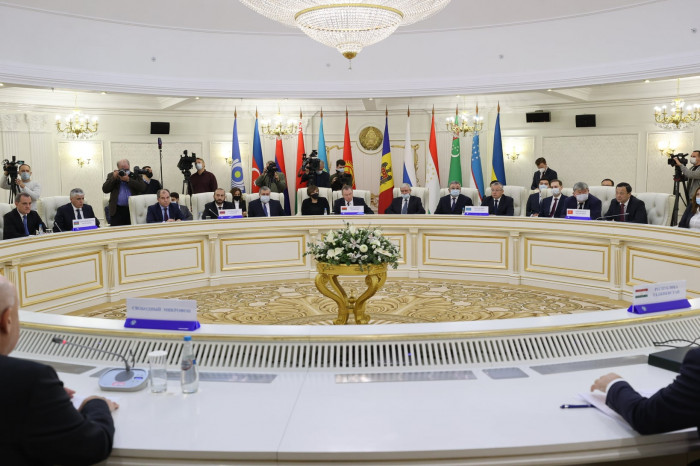 The session of the Council of Foreign Ministers of the CIS member states took place in an enlarged format