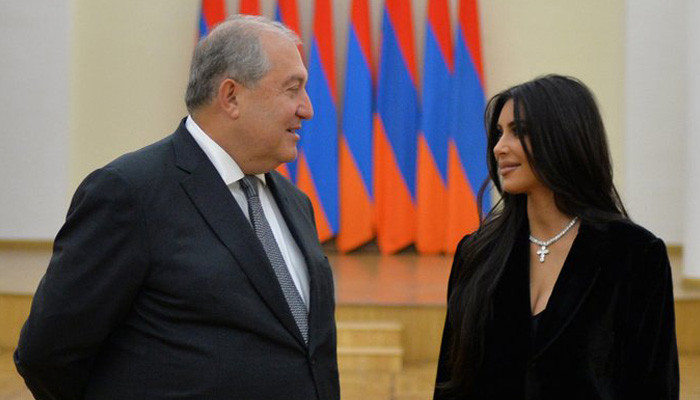 Armenian President congratulated Kim Kardashian on birthday