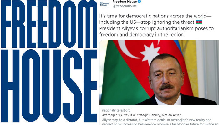 It’s time for democratic nations stop ignoring the threat Aliyev’s corrupt authoritarianism poses to freedom and democracy. Freedom House