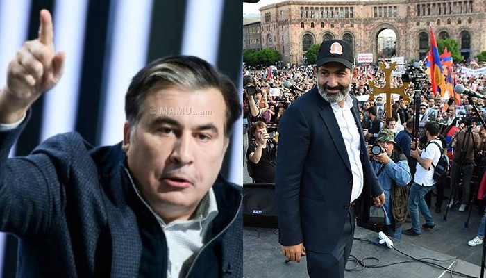 Саакашвили призвал своих сторонников в Грузии бороться с властями по армянскому сценарию