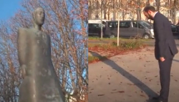 Ararat Mirzoyan paid tribute to the memory of the victims of the Armenian Genocide at the monument of Komitas in Paris