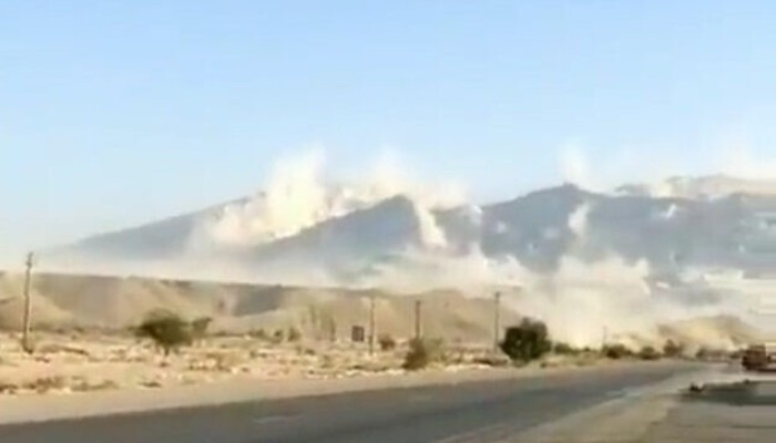 Ուժգին երկրաշարժից Իրանում փլուզվել է լեռան մի հատվածը