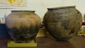 Օтреставрировали керамическую посуду , перевезенную из села Арич