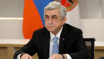 Serzh Sargsyan today is remotely participating in the International interparty videoconference