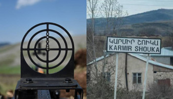 The Azerbaijani side fired in the direction of Karmir Shuka, mainly firearms were used