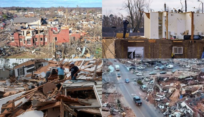 Deadly tornadoes slam through six states
