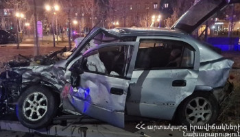 Ավտովթար Երևանում․ կա մեկ զոհ, երկու վիրավոր