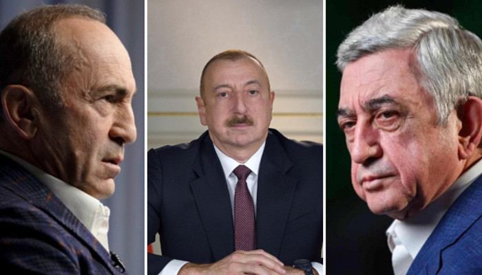 Алиев вновь коснулся Кочаряна и Саргсяна