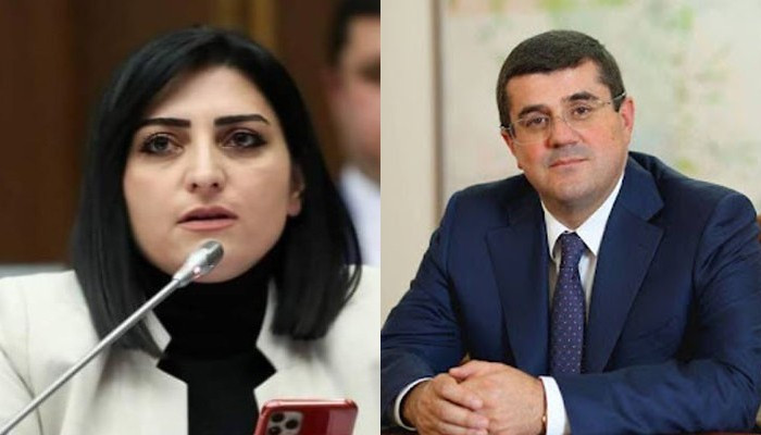 Taguhi Tovmasyan: I have addressed the international organizations in separate letters to condemn such unlawful behavior by Azerbaijan against the institute of the President of the Republic of Artsakh