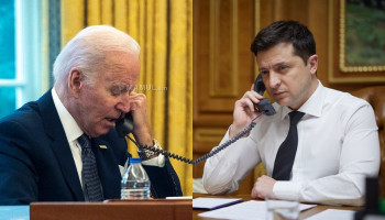 Biden Speaks to Ukraine's Volodymyr Zelensky