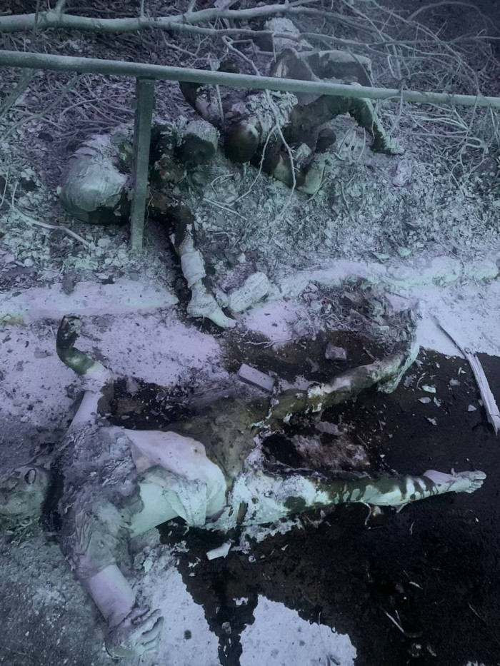 Այրված մարմիններ՝ Կիևի հեռուստաաշտարակի հրթիռակոծության վայրում.լուսանկար