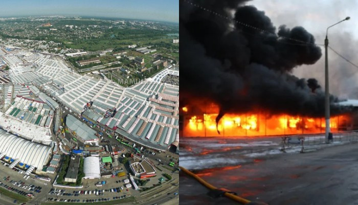 Обстрел рынка Барабашово в Харькове: россияне убили пожарного