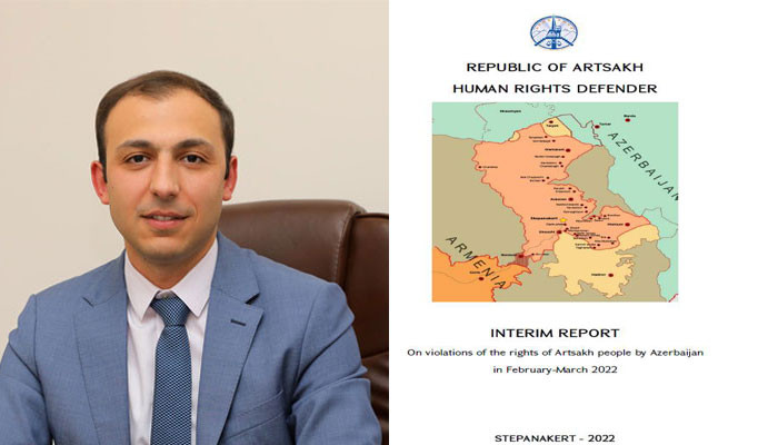 Trilingual report on ''The Violations of the Rights of the People of Artsakh by Azerbaijan in February – March 2022''