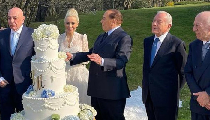 Silvio Berlusconi, 85, holds ‘symbolic wedding’ to his 32-year-old MP bride