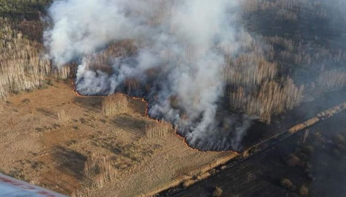 Չեռնոբիլի ատոմակայանի մոտ տասնյակ հազար հեկտարների անտառ է այրվում