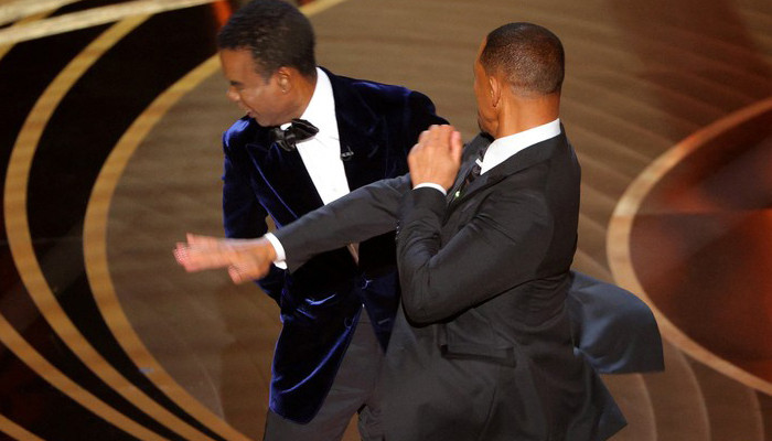 Will Smith hits Chris Rock during Oscar ceremony