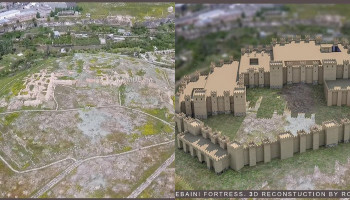 3D reconstruction of Teishebaini fortress