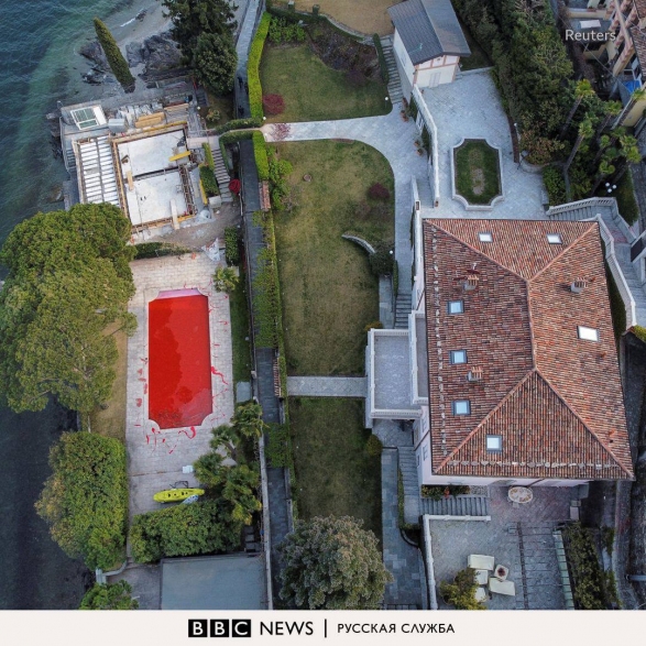 Իտալիայում Սոլովյովի մերձափնյա առանձնատան լողավազանը լցվել է «արյունով»