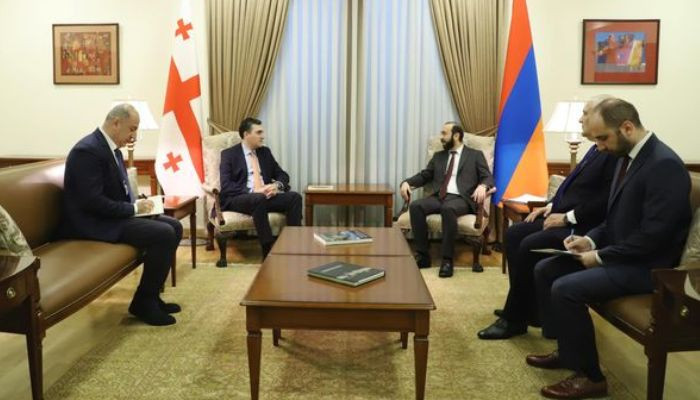 Mirzoyan holds a meeting with Darchiashvili