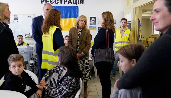 Первая леди США Джилл Байден совершила визит на Украину