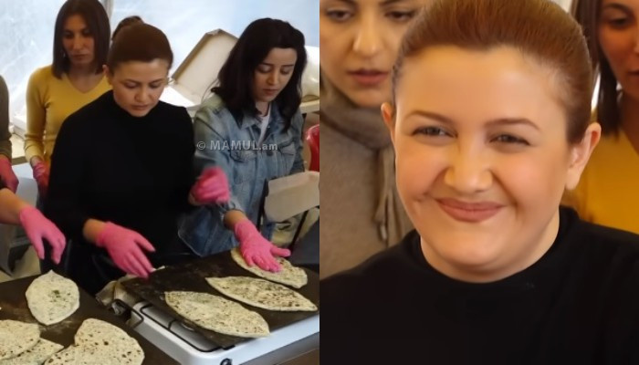 Ֆրանսիայի հրապարակում ժենգյալով հաց է թխել նաև Սերժ Սարգսյանի դուստրը