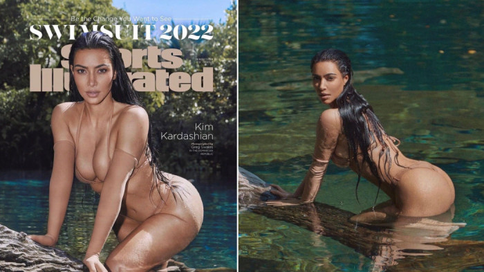 Kim Kardashian makes 'SI Swimsuit' cover debut