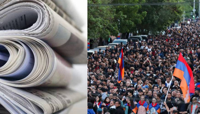 «Грапарак»: Из-за границы приехали армяне, чтобы поддержать движение сопротивления