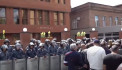 Полиция сообщила протестующим, что сотрудники СБ не смогли прийти на работу