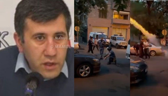 Рубен Меликян: Есть кадры, на которых видно, как полицейские бросают светошумовую гранату в других полицейских