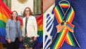 Ambassador Tracy was joined by in hosting a celebration in honor of Lesbian, Gay, Bisexual, Transgender, Queer, and Intersex (LGBTQI+) Pride Month