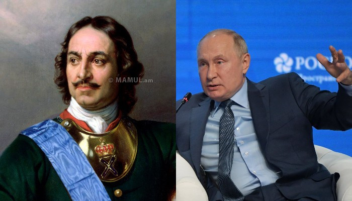 Путин заявил, что, как и Петр Великий, будет «возвращать земли»
