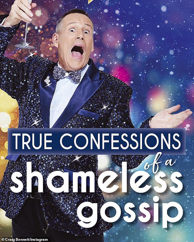 Tell-all: Craig Bennett's book True Confessions of a Shameless Gossip is released on May 1