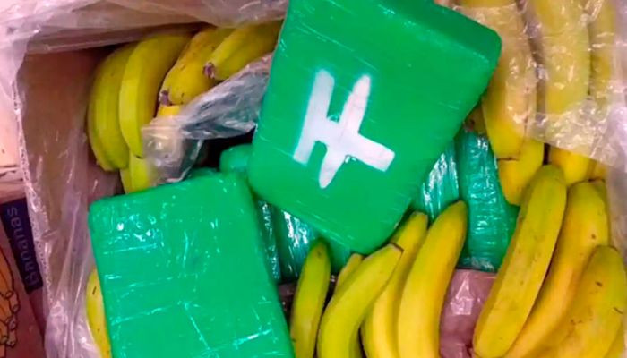 В двух чешских супермаркетах в ящиках с бананами нашли 840 кг кокаина